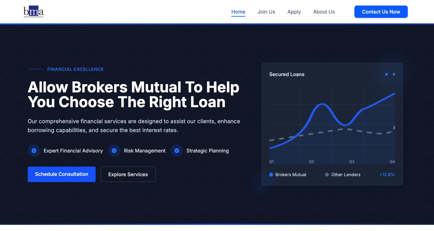Trade website and automation system preview
